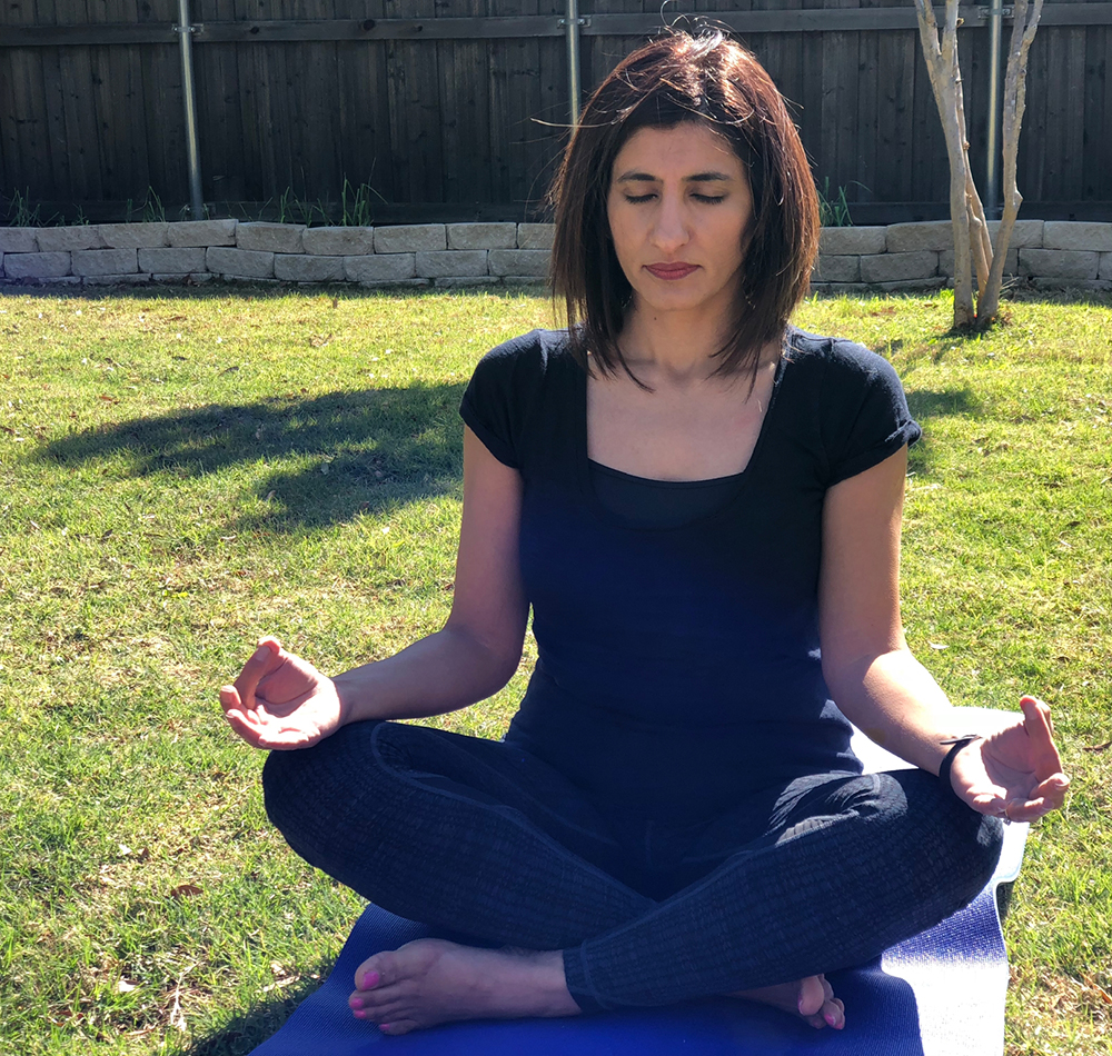 Dr. Basaria Meditating